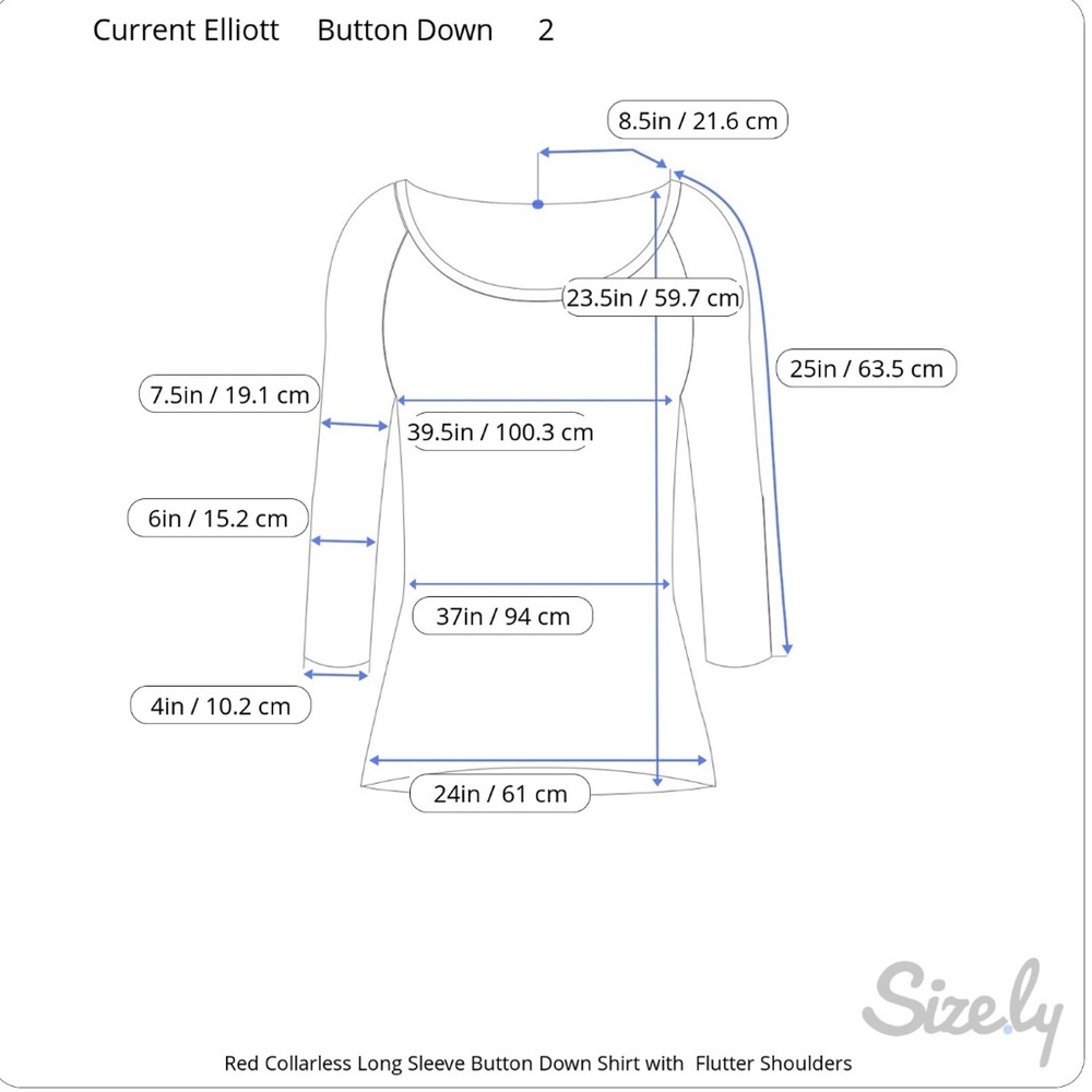 Current Elliott Ashley Ruffled Red Blouse - Picture 5 of 13